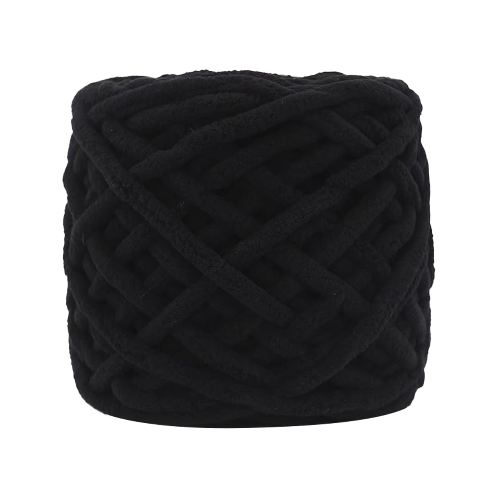 1 Pc Blanket Yarn Chunky Knit Chenille Yarn Soft Velvet Yarn Crochet Knitting Blanket Yarn DIY Craft for Knit Sweaters, Blankets, Shoes, Scarves, Clothes, Dark Green