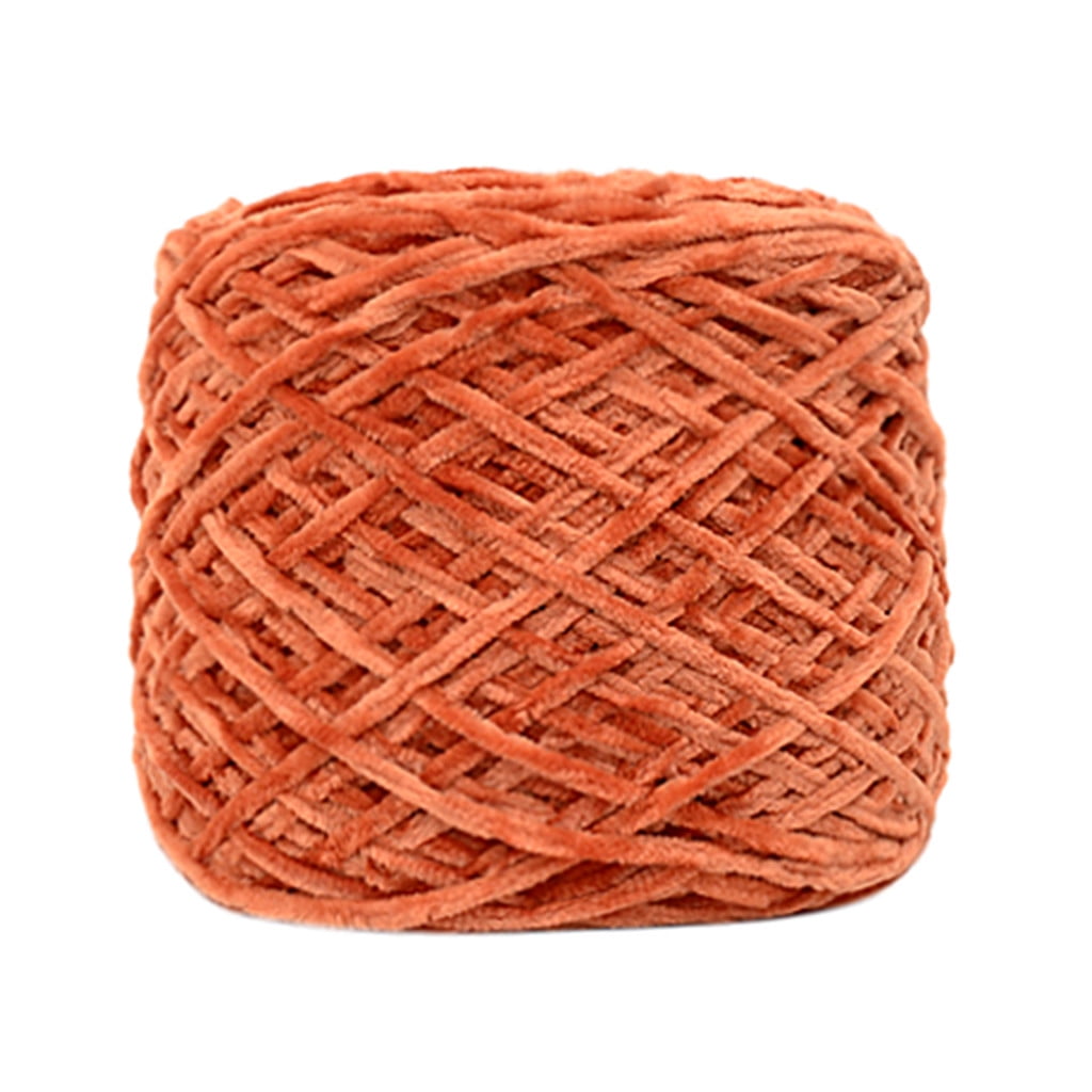 1 Pc Blanket Yarn Chunky Knit Chenille Yarn Soft Velvet Yarn Crochet Knitting Blanket Yarn DIY Craft for Knit Sweaters, Blankets, Shoes, Scarves, Clothes, Dark Green