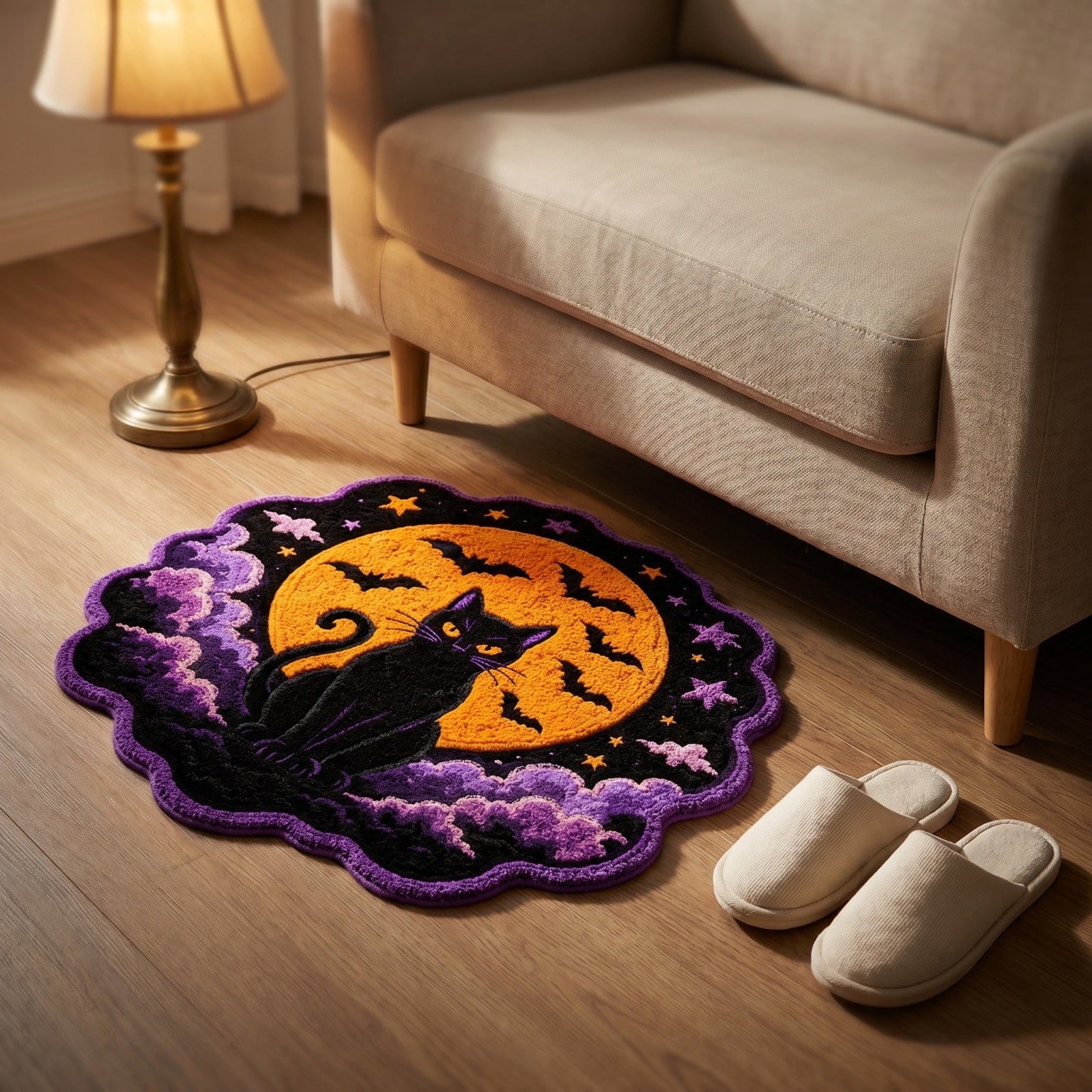 RBCKVXZ Halloween Front Door Mat Outdoor Indoor Entryway Rug Welcome Floor Mat for Front Porch Patio Home Entrance Decor