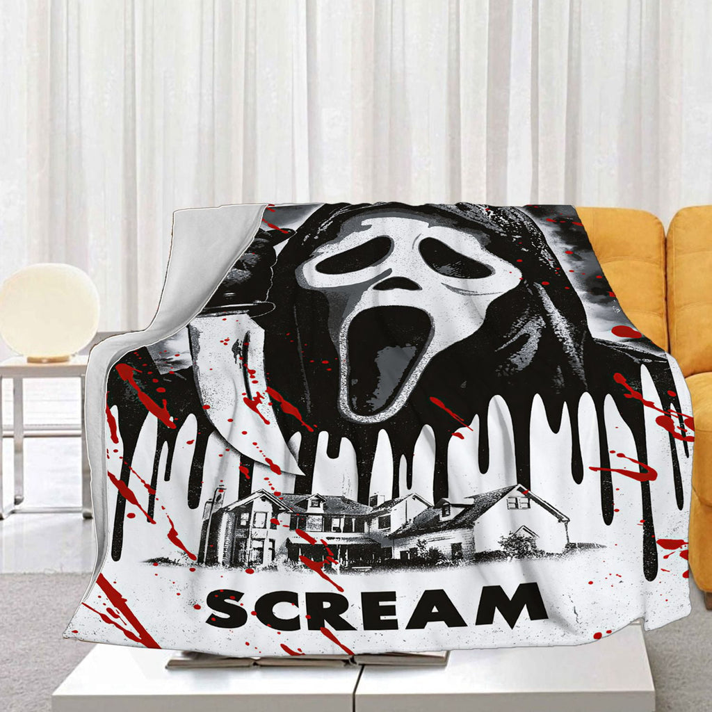 Jbralid This is My Horror Movie Watching Blanket, Horror Movie Blanket, Halloween Blanket, Scary Movie Blanket, Horror Blanket Gifts for Halloween 40x50 in