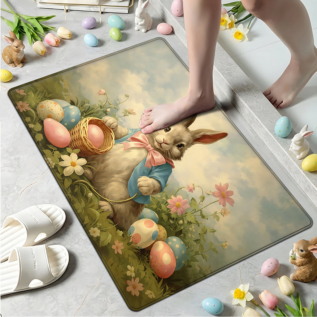 YIMEIS Halloween decoration Kitchen rugs Washable flannel Printed Area Rug and Mats DoorMats, bath mat,Autumn and Winter Festival Decoration-Halloween Undead 15.7'' x 23.6''