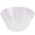 10 IN Clear Tapered Plastic Bowl, by Way To Celebrate