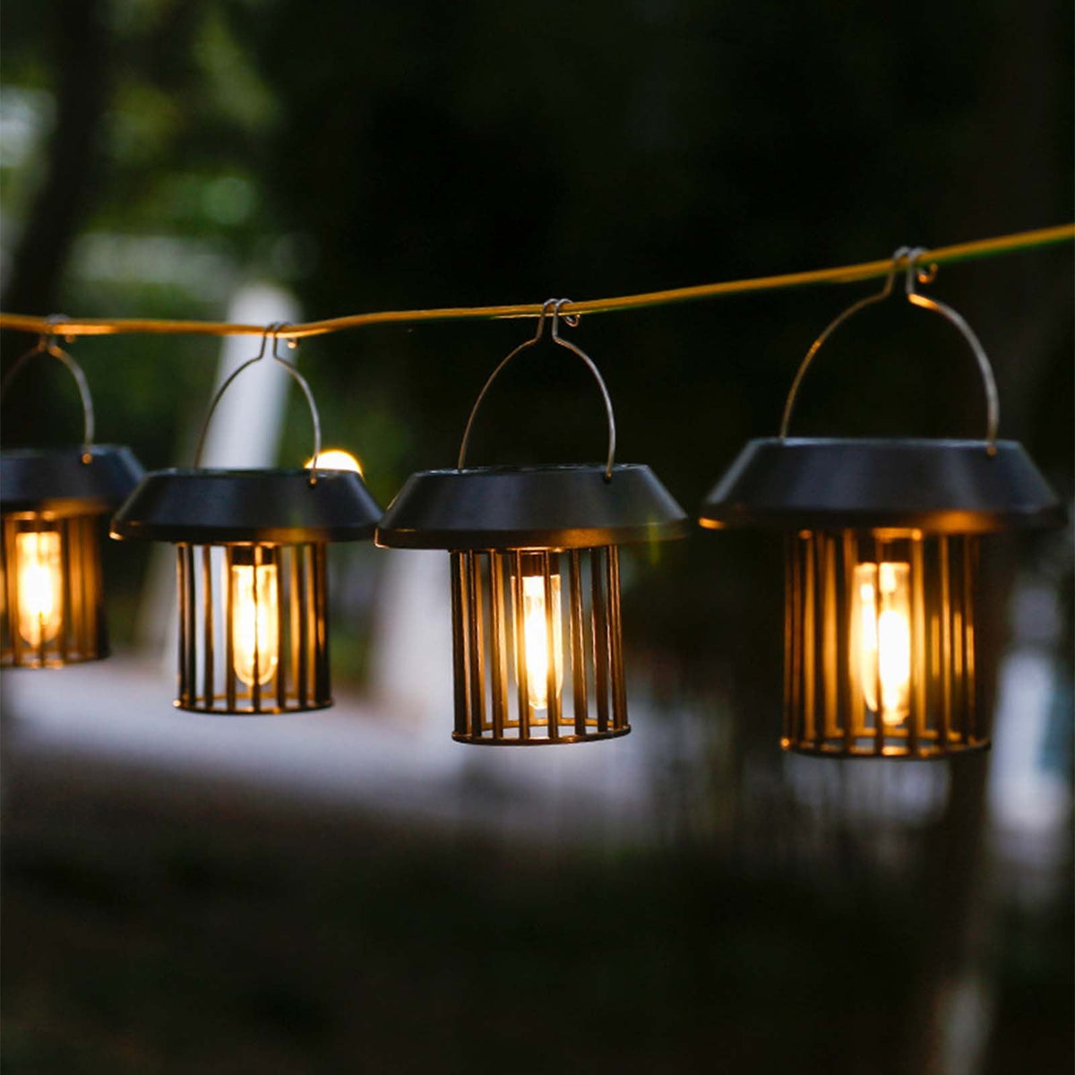 Qocolhg Solar Lanterns Outdoor Waterproof Solar Powered Hanging Lanterns Outdoor Lights Garden Patio Yard Decorative Lights Camping Solar Lanterns for Patio Yard Porch, Clearance