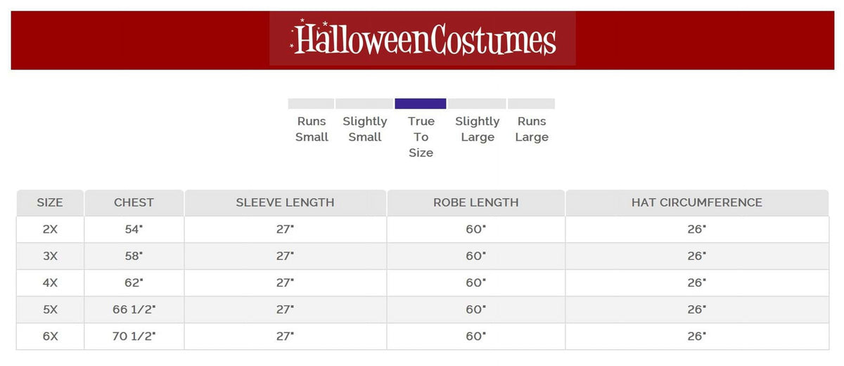Plus Size Wizard Costume for Men