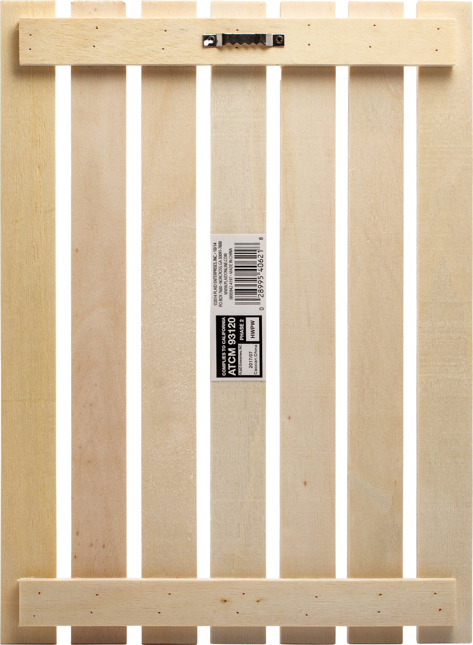 (3 pack) Plaid Wood Surface, Pallet Plaque, 1 Piece, 9.5" x 13"