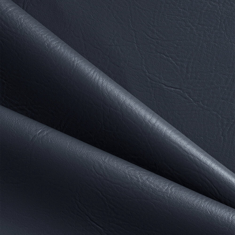 Ottertex 54" Vinyl 100% Polyester Faux Leather Craft Fabric By the Yard, Black