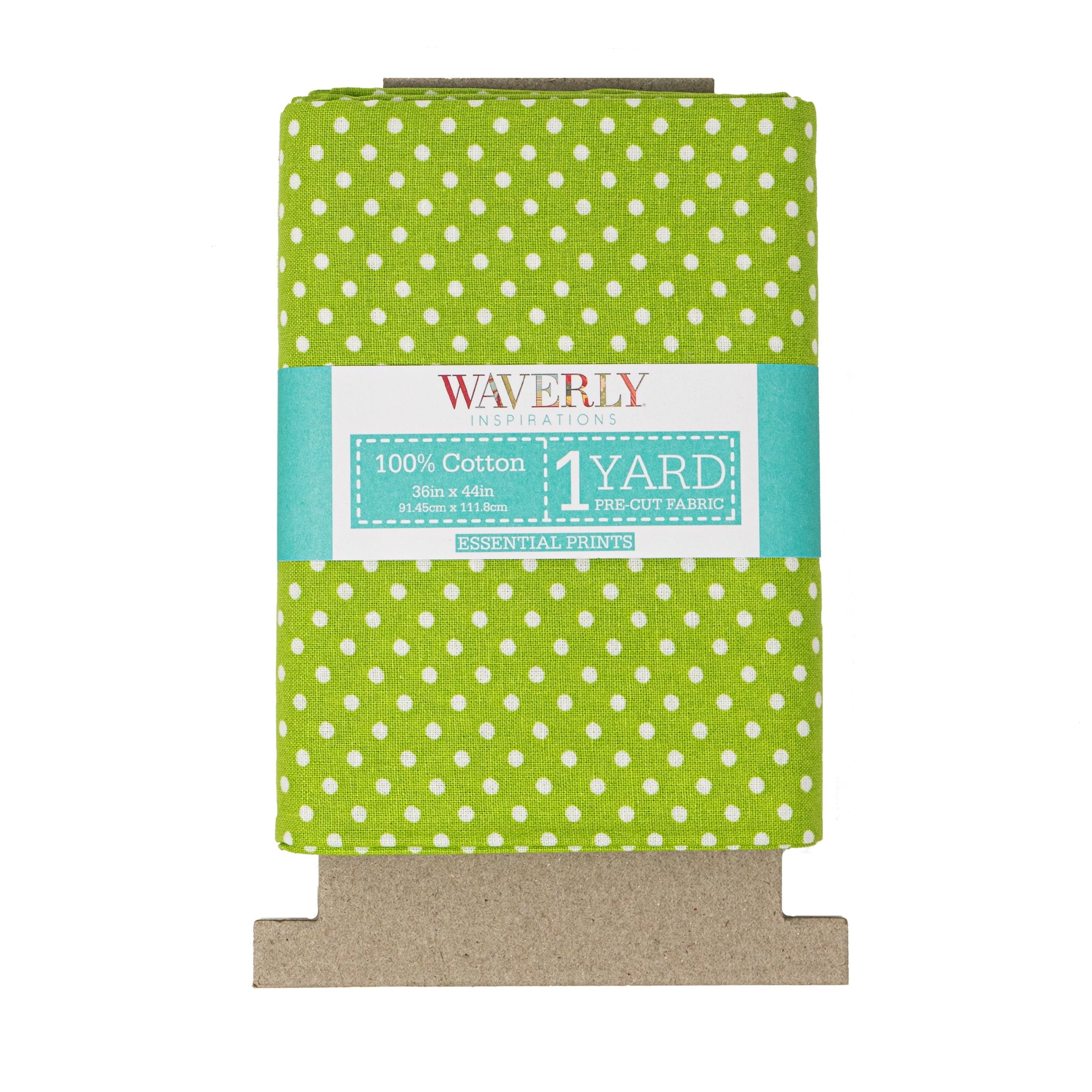 Waverly Inspirations Sewing & Craft Fabric, 1 Yard Cut, 100% Cotton, Dot Grass, 44 in Wide