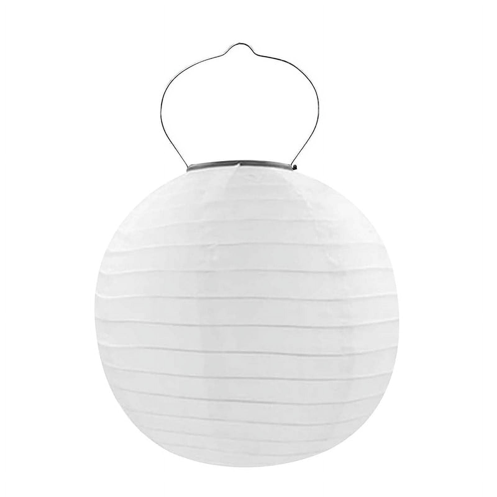 12 Inch Waterproof Solar Powered Lanterns Chinese Lantern LED Lamp Outdoor Decoration Balls Light Solar Lantern Party Decoration