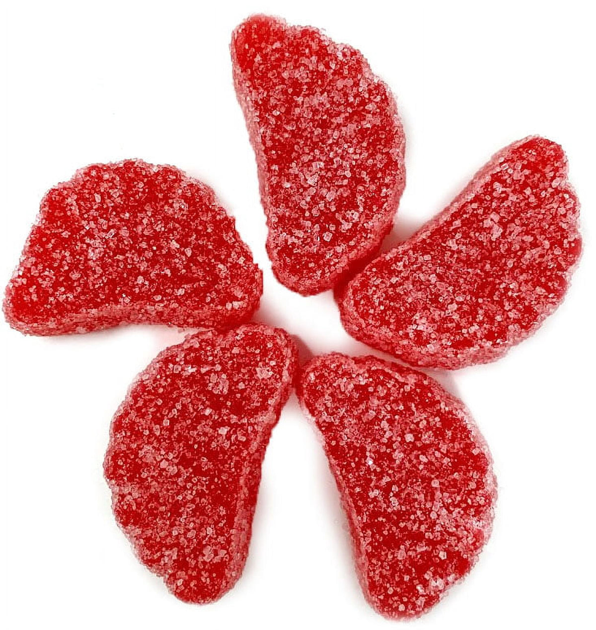 SweetGourmet Jelly Cherry Slices Bulk Candy | 1 Pound