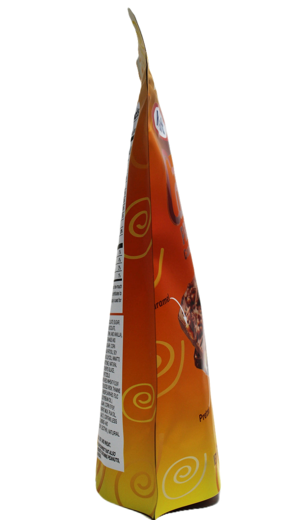 KRAFT CARAMELS Candy Corn Pretzel Bark, Milk Chocolate, 4.2 oz Bag