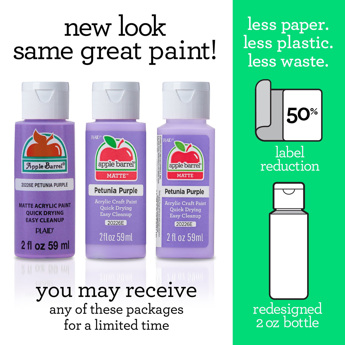 Apple Barrel Acrylic Craft Paint, Matte Finish, Essentials, 2 fl oz, 12 Piece