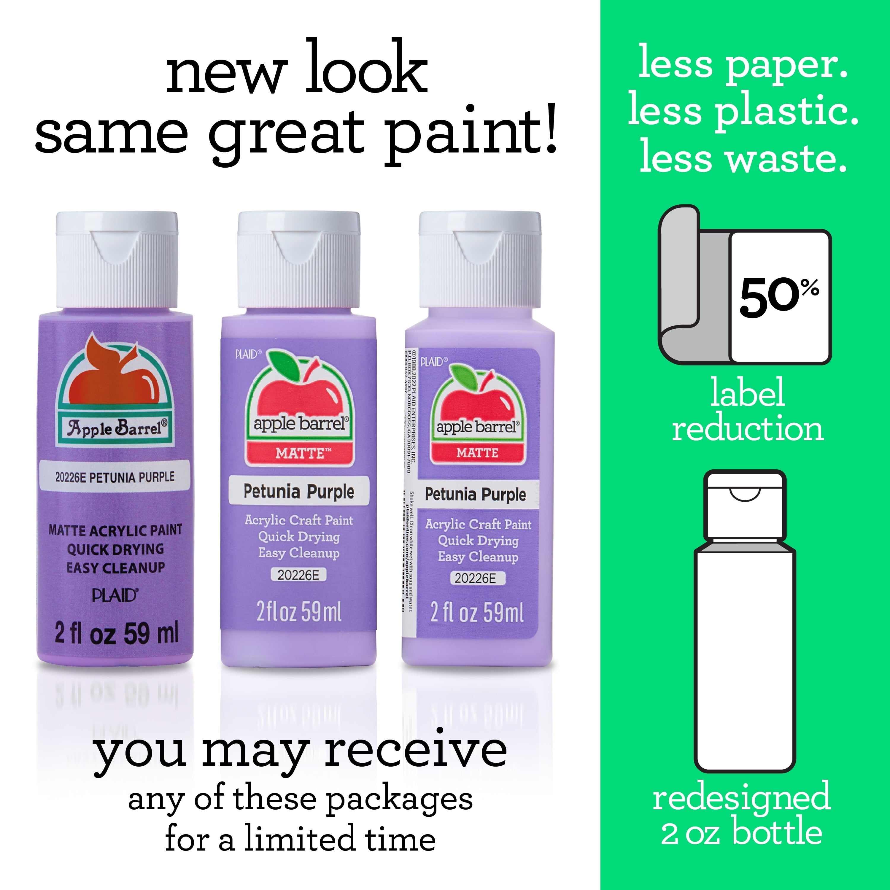 Apple Barrel Acrylic Craft Paint, Matte Finish, Pumpkin Orange, 2 fl oz