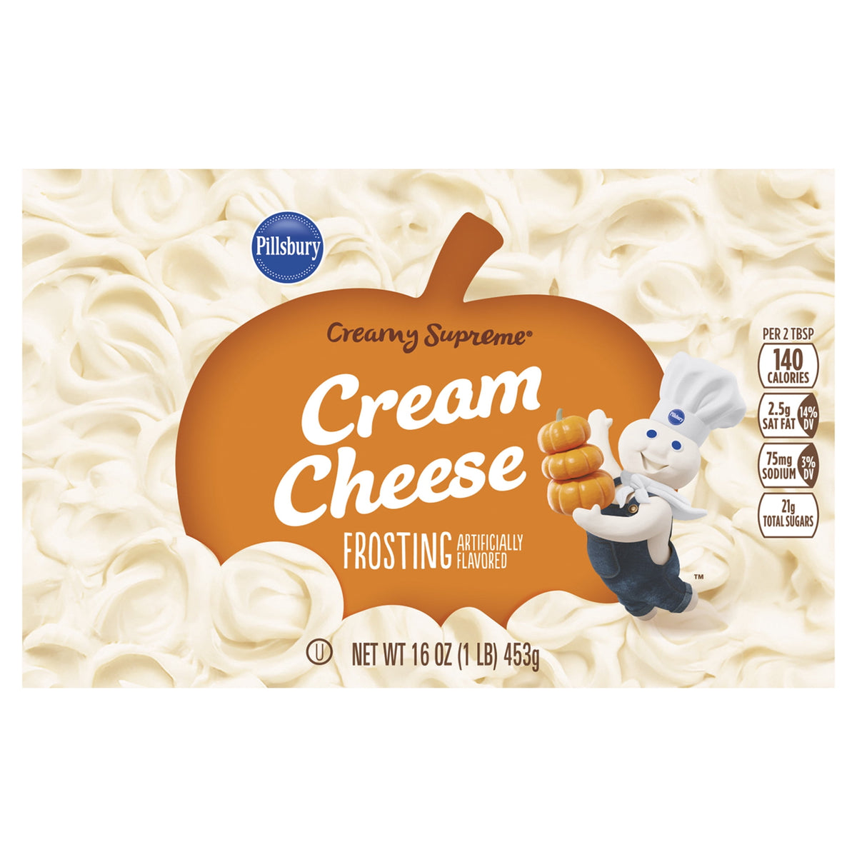 Pillbury Cream Cheese Seasonal Frosting, 16 Oz