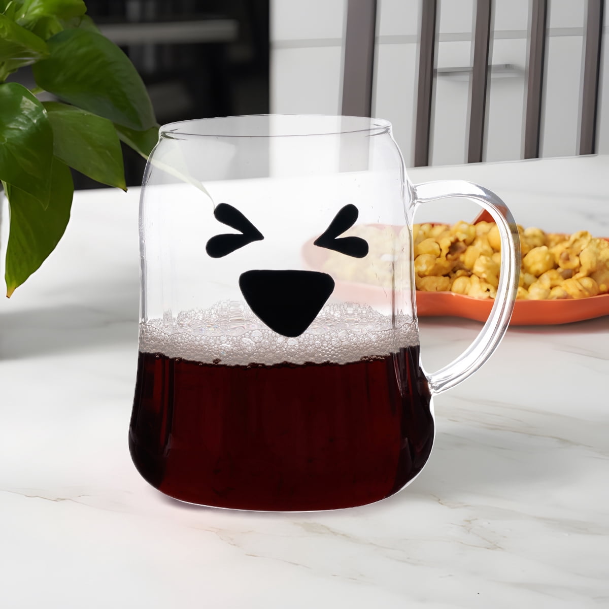 Way to Celebrate Glass Ghost Mug Squint