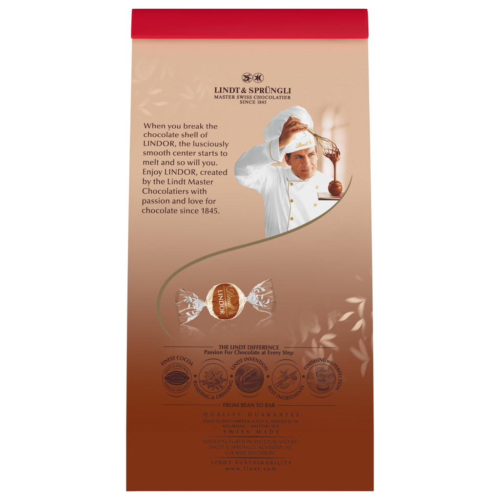 Lindt LINDOR Fall Tiramisu Milk Chocolate Candy Truffles, 5.3 oz. Bag