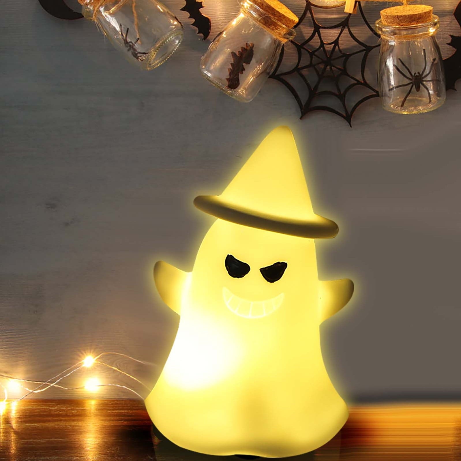 BZPIZ Halloween Party Decorations Halloween Ghost Decor Light Up Ghost-Lighted Spooky Ghost Decor with LED String Lights for Yard, Lawn, Garden Outside Decoration