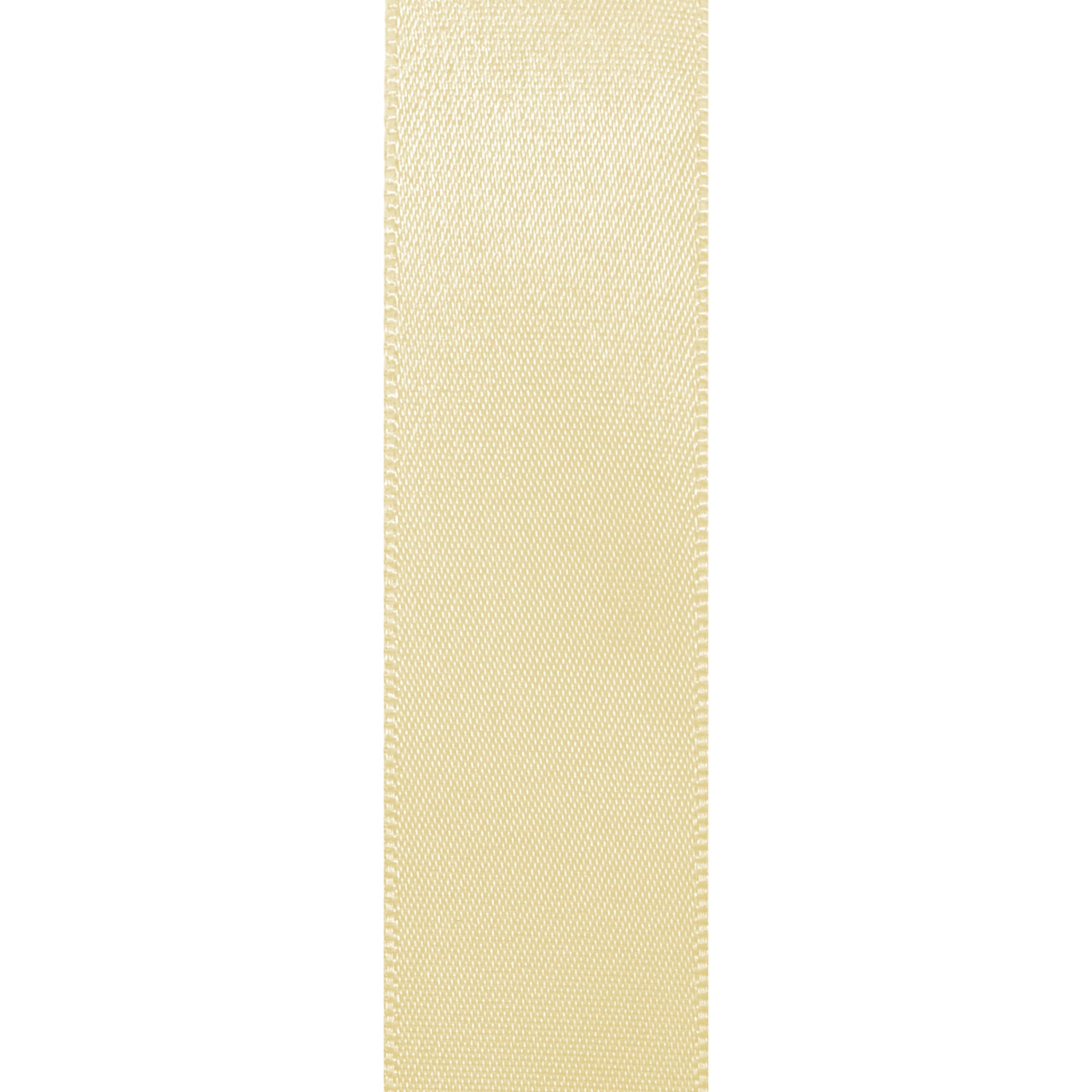 White Single Faced Satin Ribbon, 7/8" x 100 Yards by Gwen Studios