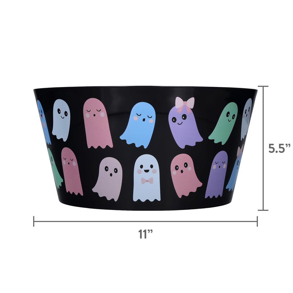 Plastic Ghosts Serving Bowl, Multicolor, 11", Halloween by Way To Celebrate