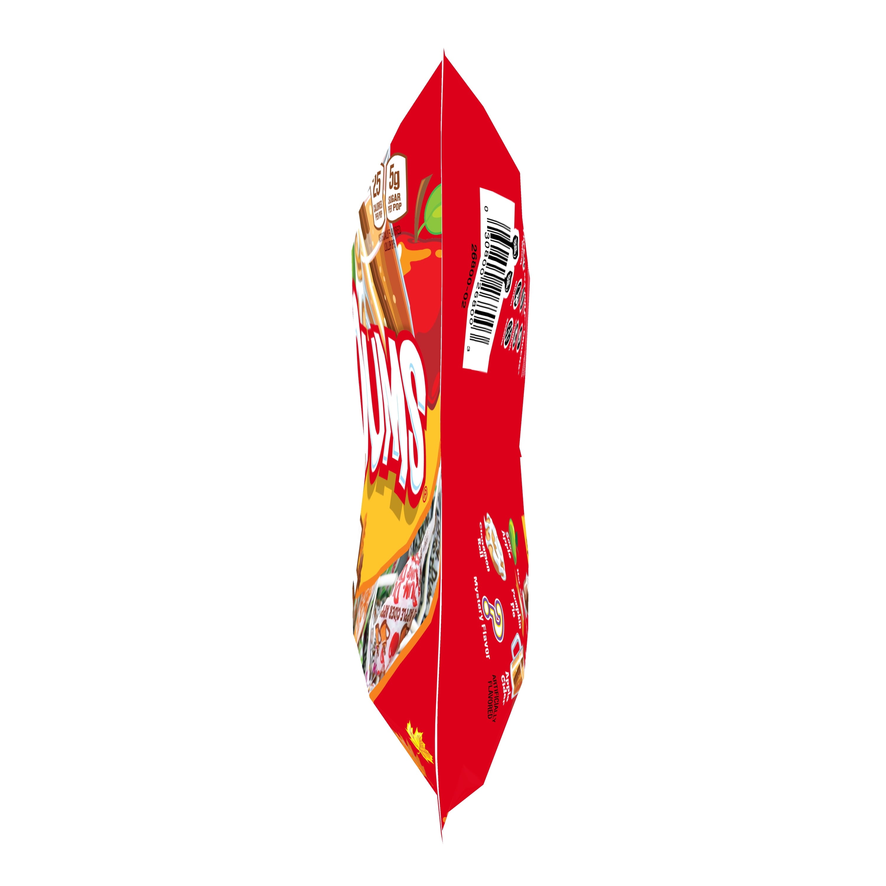 Dum Dums Fall Mix Halloween Assorted Candy, Lollipops & Suckers, Hard Party Candy, 10.2oz Bag