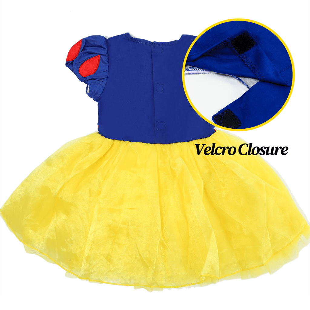 IKALI Baby Girls Princess Costume Dress up Clothes, Toddler Tutu Blue Outfit for Birthday Party 6M-4T