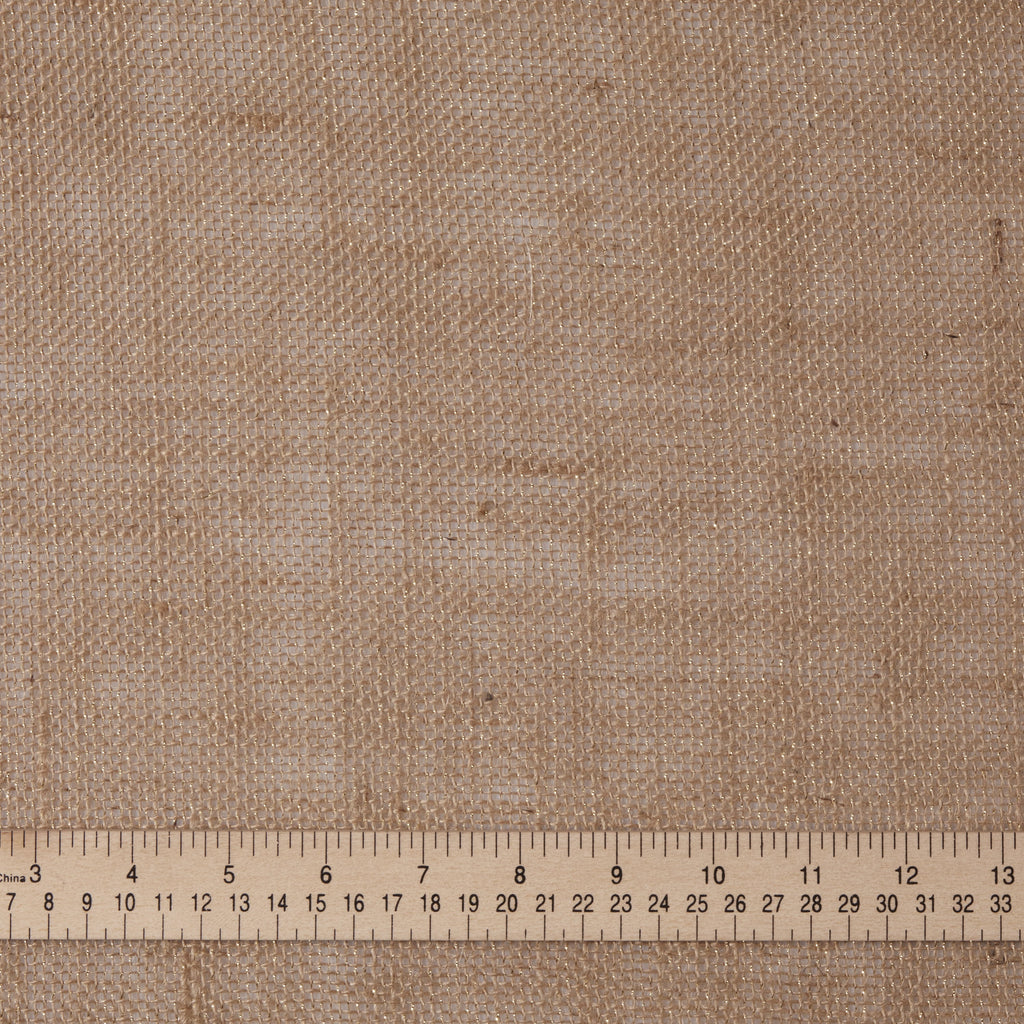 Allen Company Folded & Precut Jute Burlap Craft Fabric, 46"W x 2-Yards, Natural
