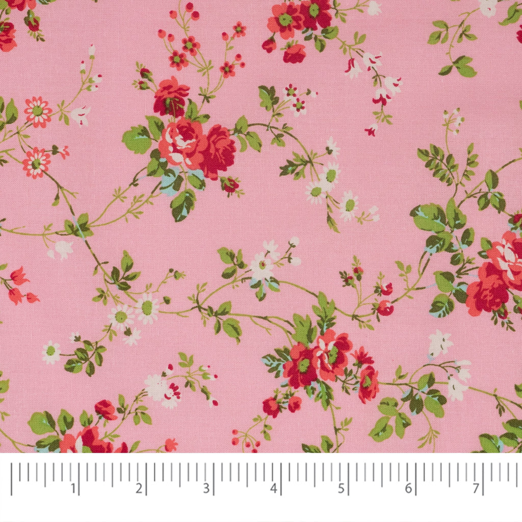 Waverly Inspirations 1 Yard Cut 100% Cotton Print Fabric, Vine Crntn, 44 in Wide, for Quilting & Sewing