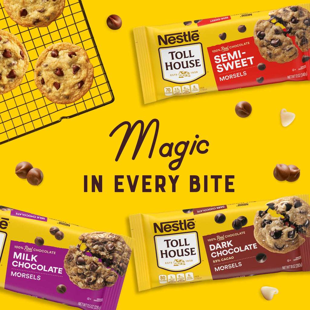 Nestle Toll House Milk Chocolate Regular Baking Chips, 11.5 oz Bag