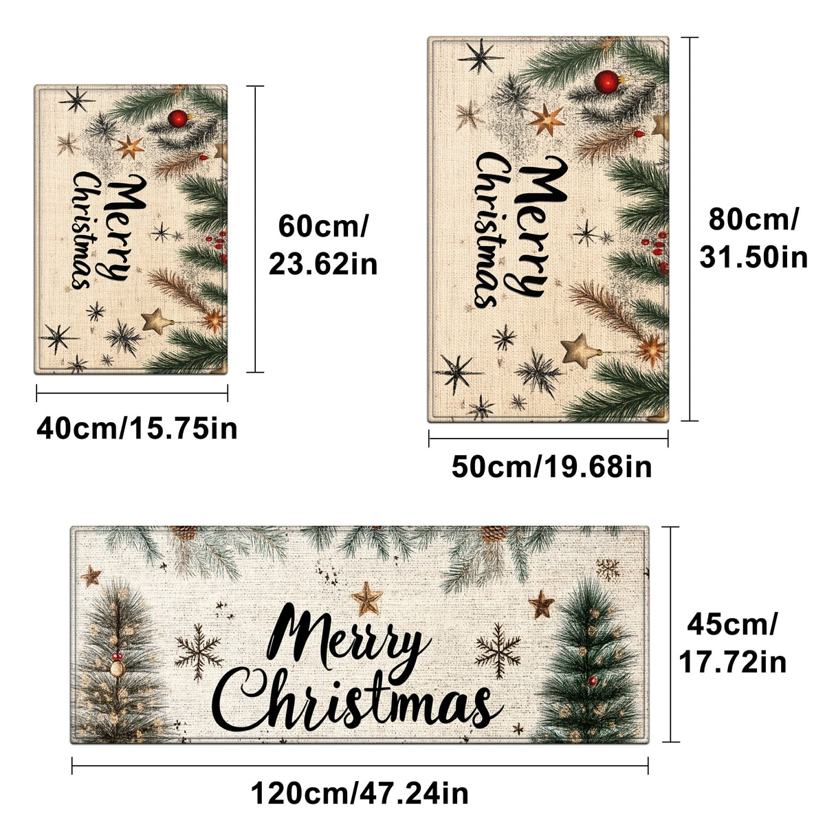 YIMEIS Halloween decoration Kitchen rugs Washable flannel Printed Area Rug and Mats DoorMats, bath mat,Autumn and Winter Festival Decoration-Halloween Undead 15.7'' x 23.6''