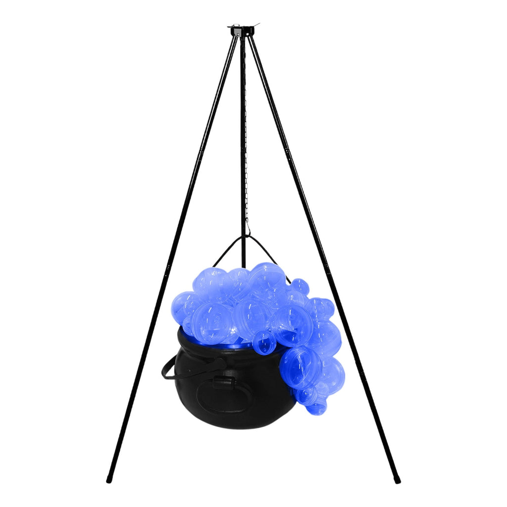 Muecwrye Halloween Decorations Outdoor, Halloween Clearance! Halloween Witches Cauldron on Tripod with Lights, DIY Bubbling Cauldron Set Decor for Home Porch Outside, Halloween Party Supplies