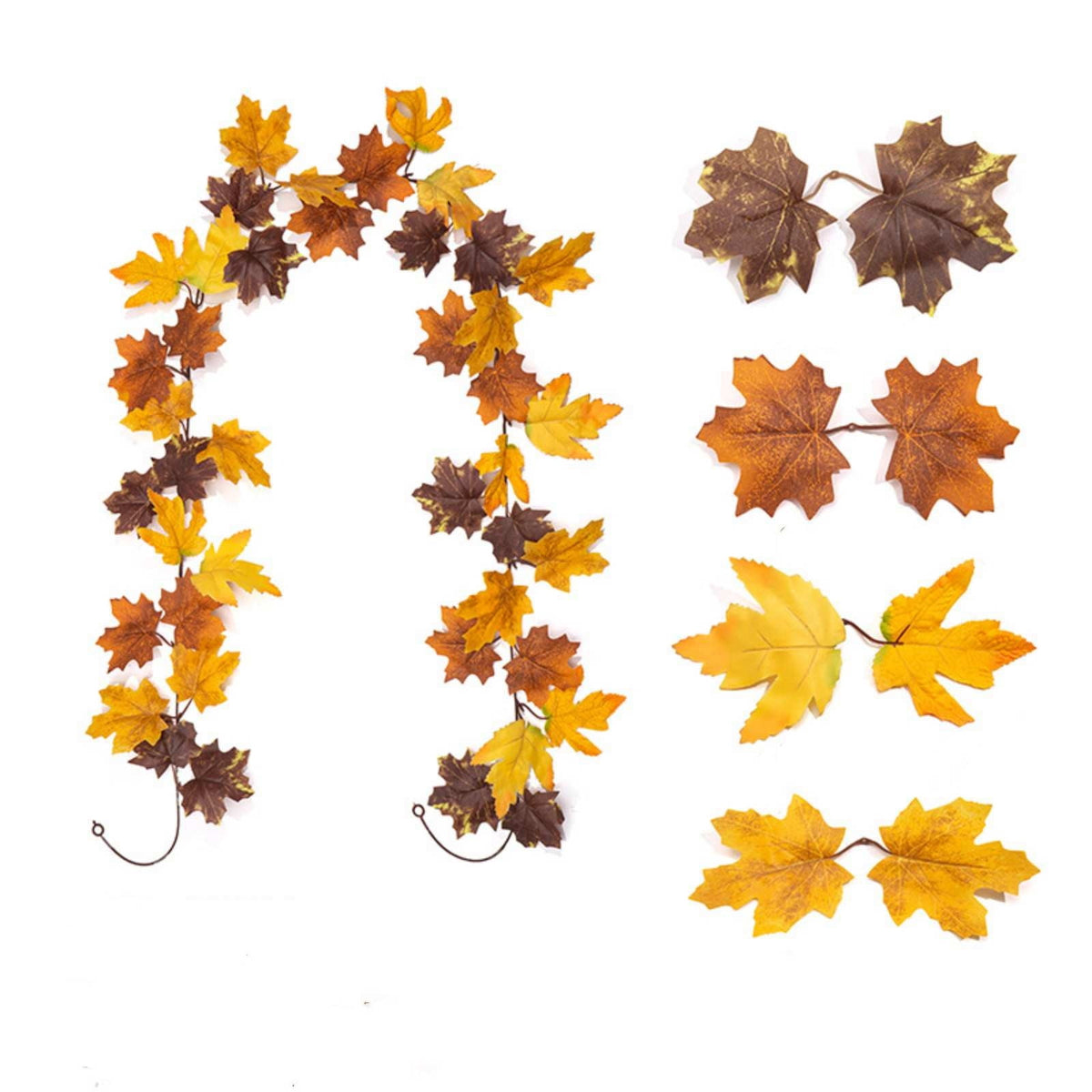 AZXY 5 Pack 37"Artificial Purple Wisteria Hanging Vines Halloween Decorations Indoor Outdoor,Halloween Party Decor,Yard Wall Porch Hanging Greenery Garland Halloween Decor Supplies for Holiday Layout