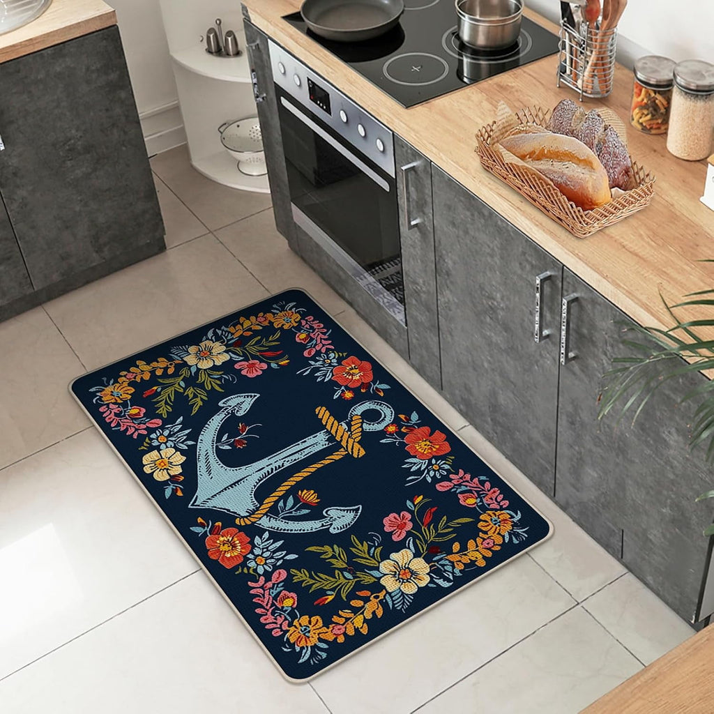 I Put a Spell on You Welcome Front Door Mat, Magical Hocus Pocus Decorative Doormat Non-Slip Floor Entryway Rug, Funny Black Halloween Low Profile Indoor Outdoor Home Kitchen Decor 17x29 Inches