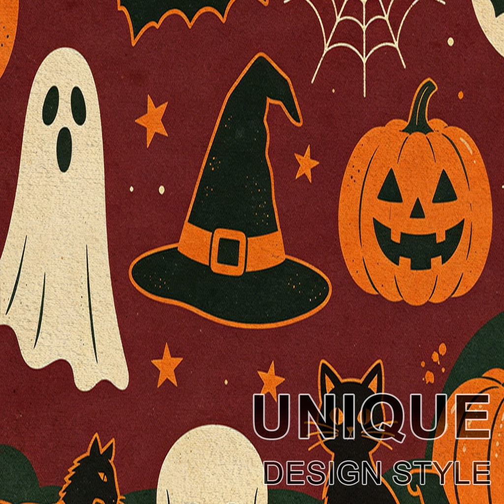 YIMEIS Halloween Neon Pumpkin Lanterns 3Pcs Flannel Mat & Kitchen Rugs Set,Soft Non-slip,16''×24'' 20''×30'' 17''×47'' Inches,for Entryway Bathroom