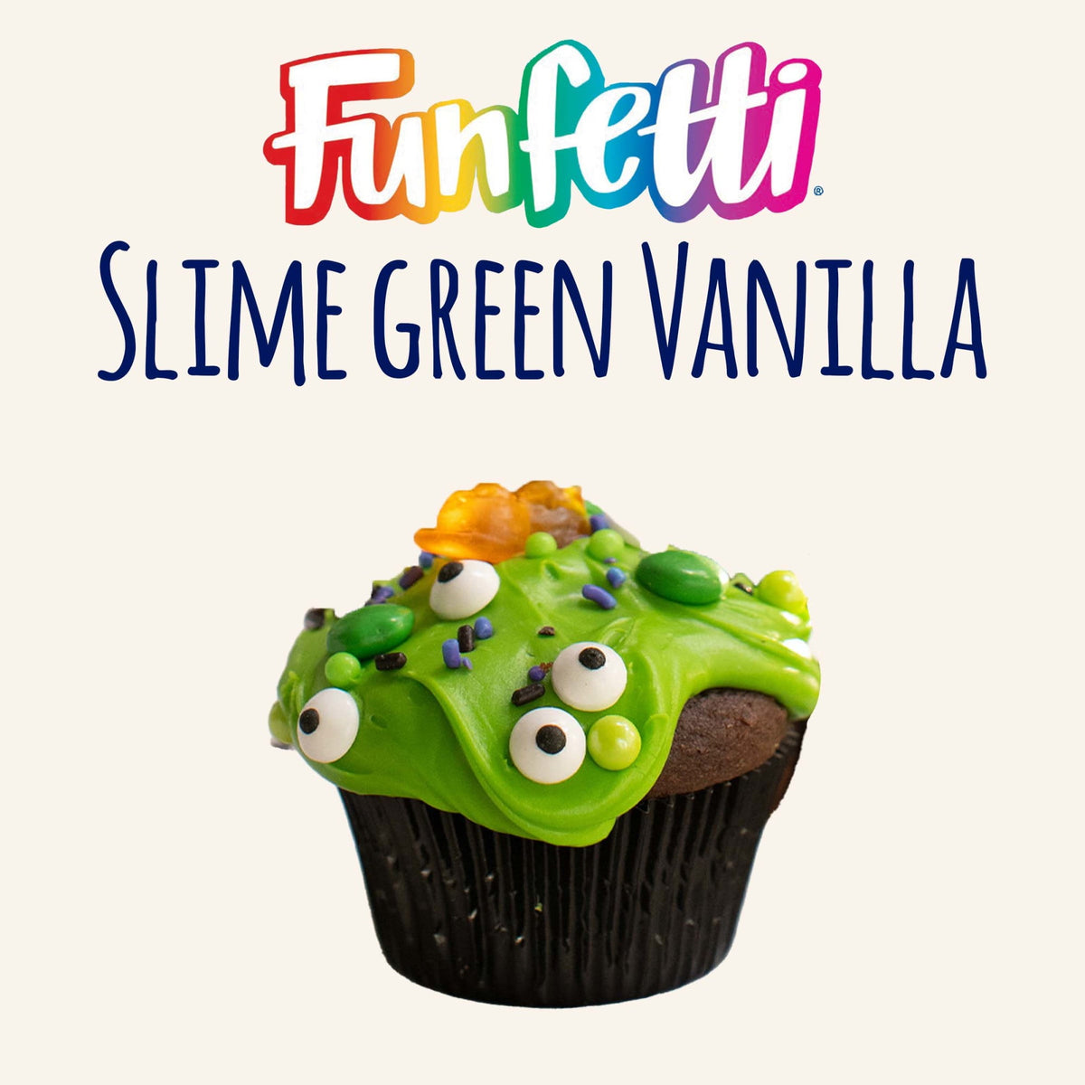Pillsbury Funfetti Slime Green Vanilla Frosting, 15.6 Oz Tub