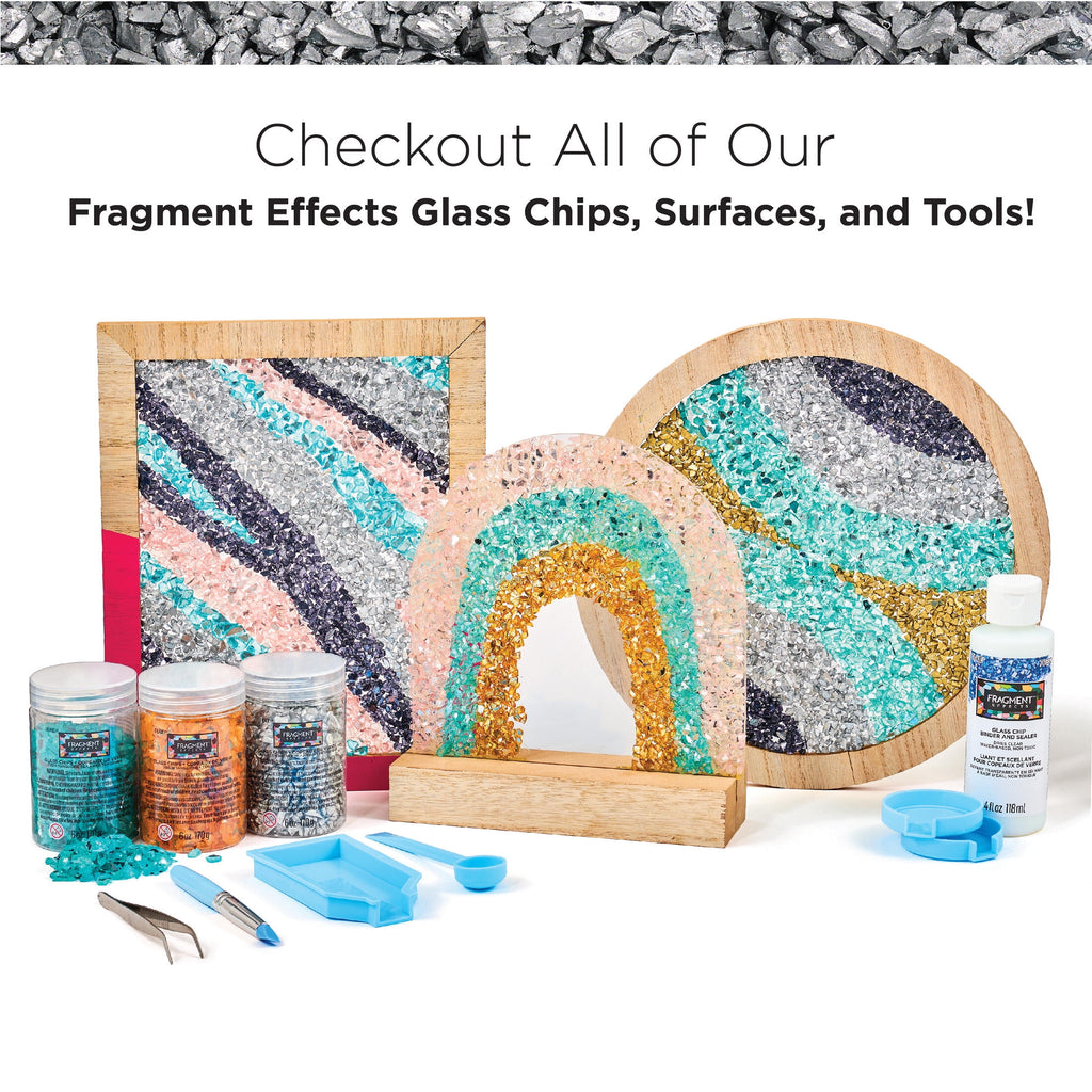 Plaid Fragment Effects Tabletop Arch Surface, 8" x 7"