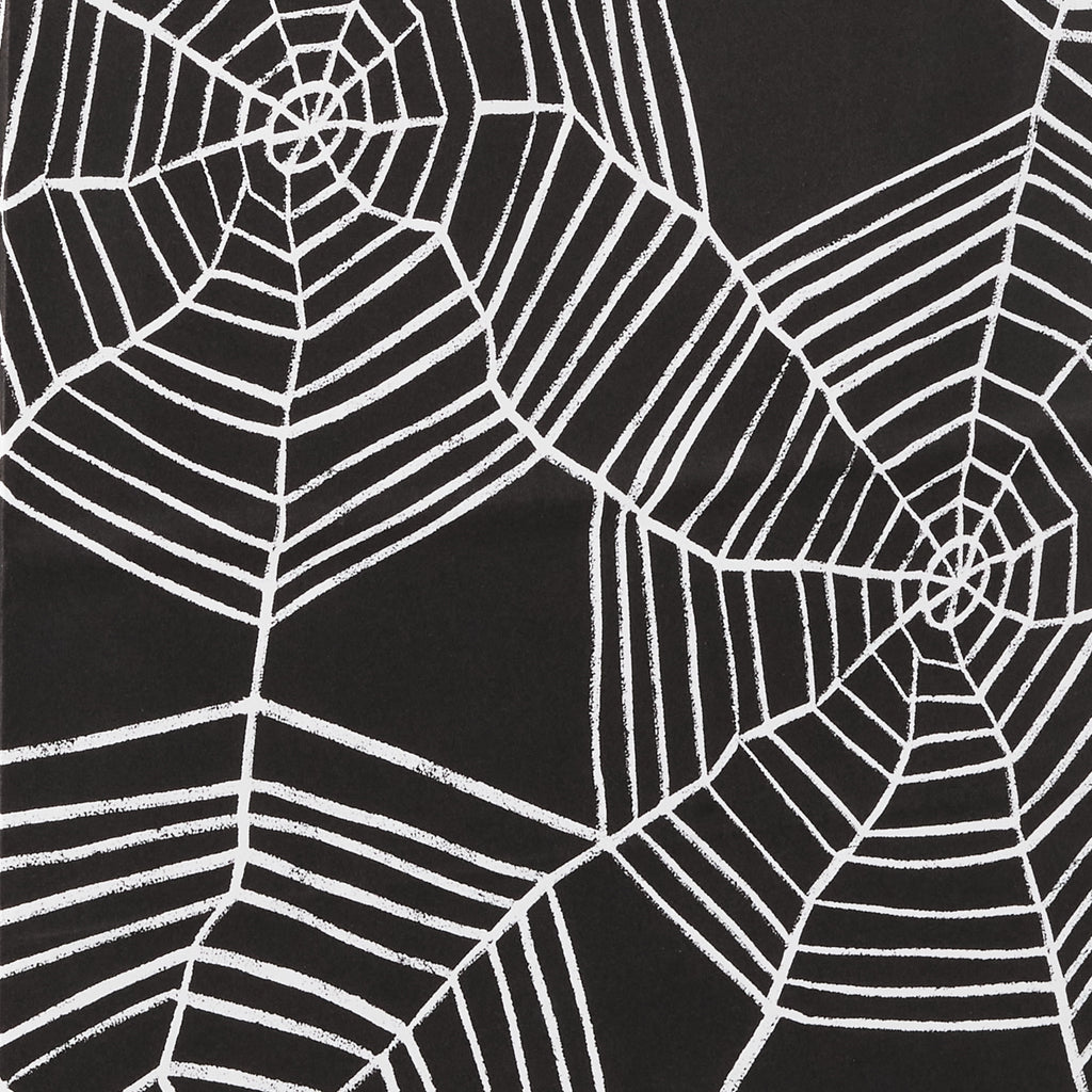 Hallmark Medium Halloween Gift Bag (Webs on Black), 1 Count