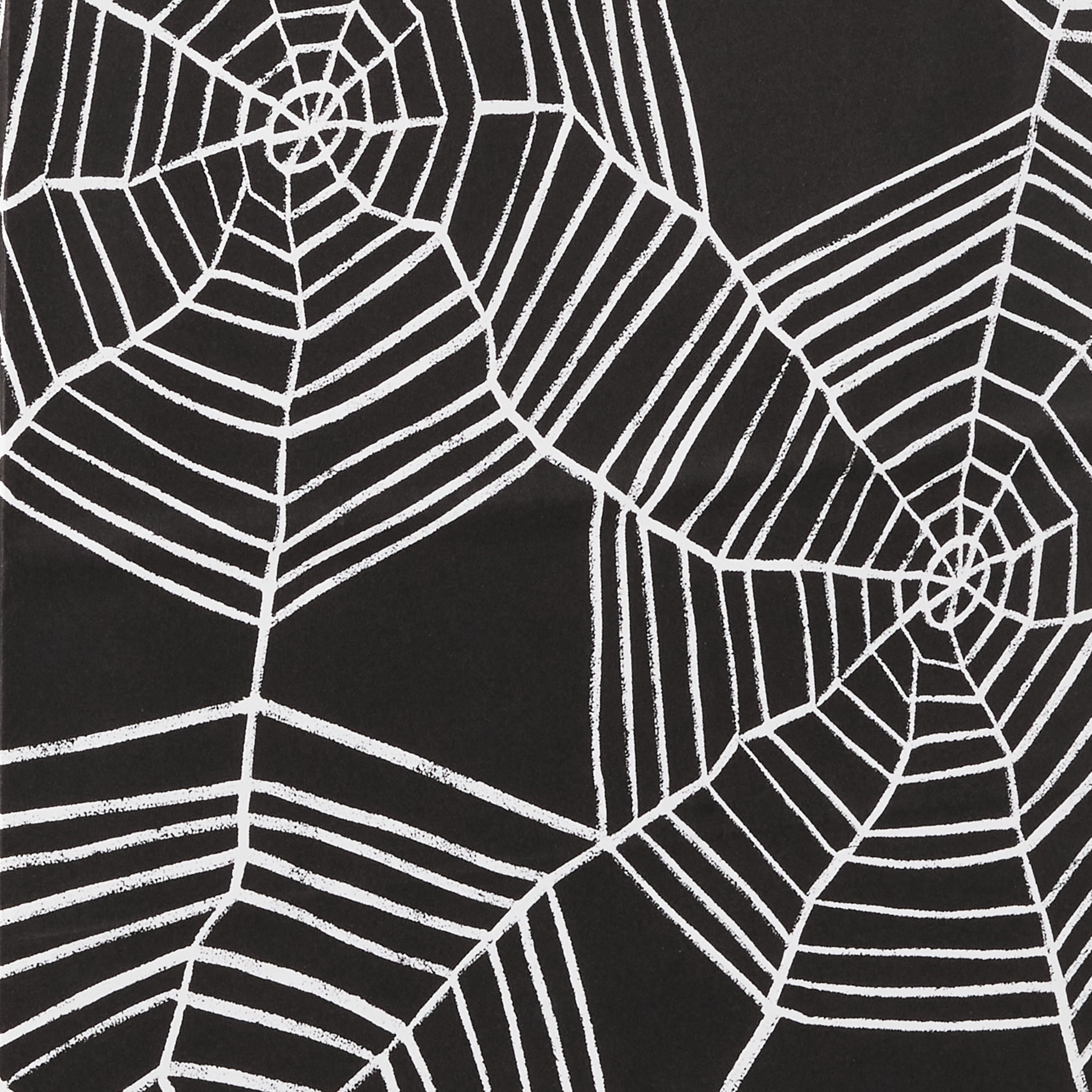 Hallmark Medium Halloween Gift Bag (Webs on Black), 1 Count