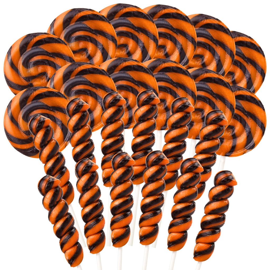 Halloween Swirl Lollipops, Trick or Treat Candy, 24 Count, 10.16 Ounce Box