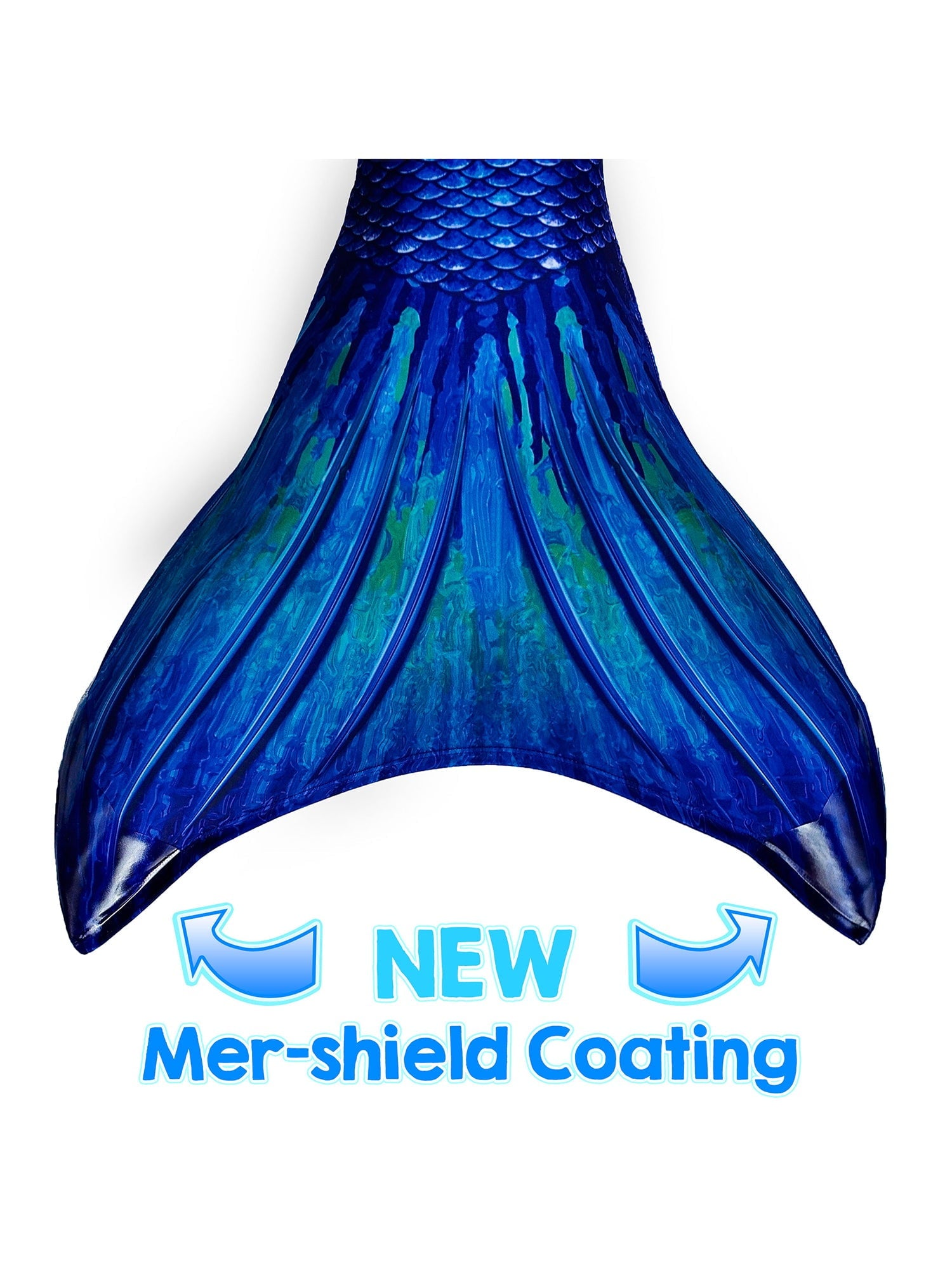 Sun Tail Mermaid Blue Lagoon Tail Skin, Size Child Extra Large (Monofin Not included) for Girls