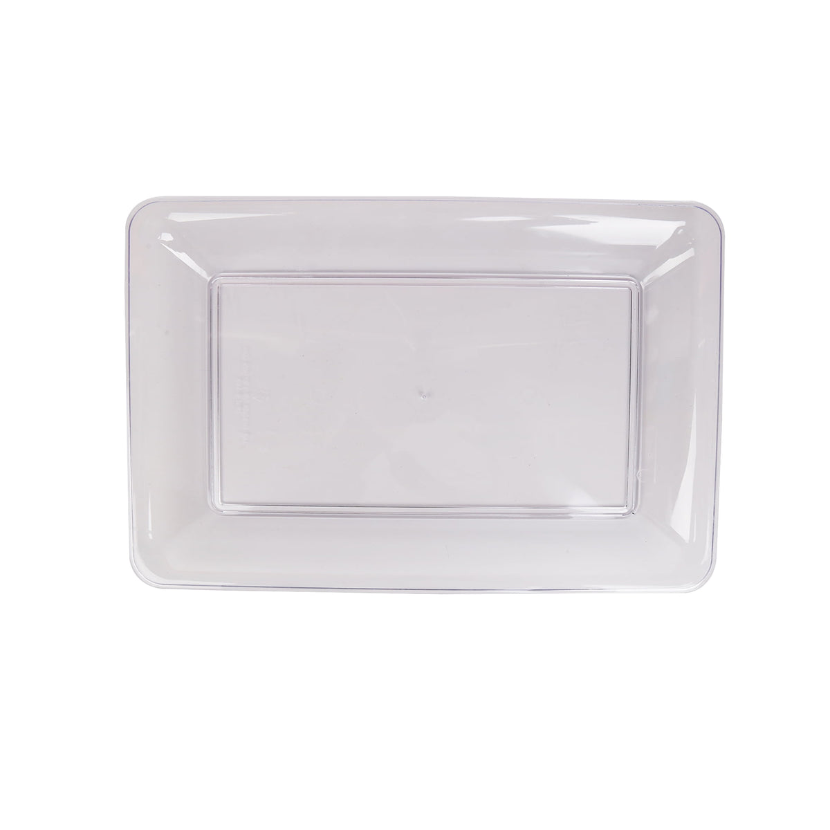 Way To Celebrate Clear Plastic Rectangular Food Tray, 18 in