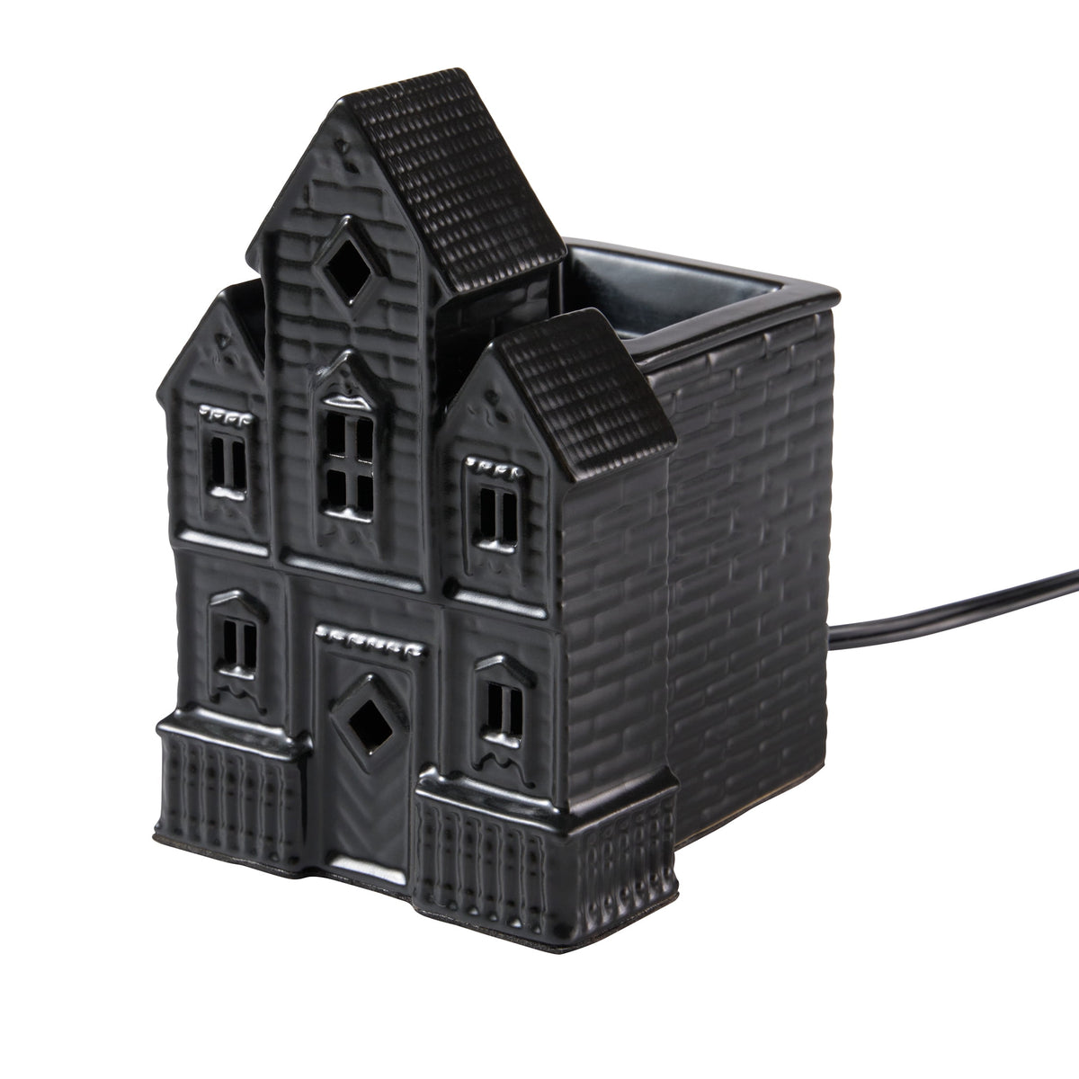 Better Homes & Gardens Halloween Ceramic Electric Plug-in Wax Melt Warmer with Farm Apple Pumpkin Wax Melts, Spooky Ghost