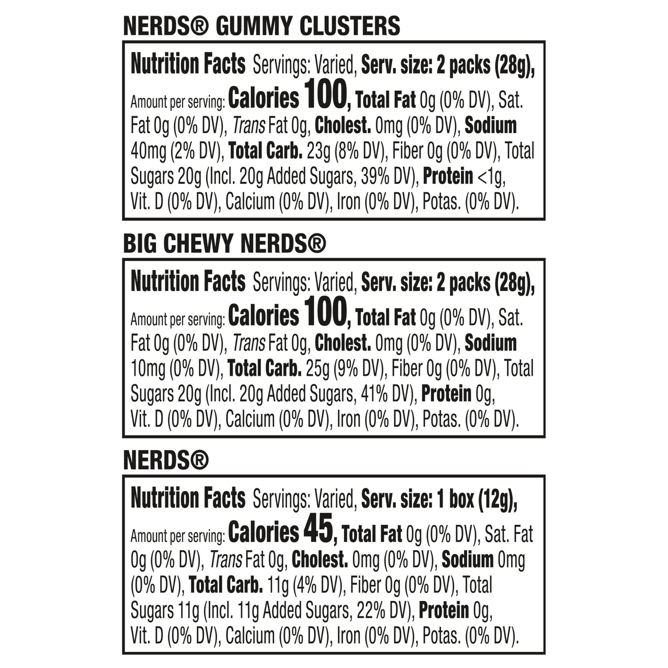 Nerds Halloween Assorted Candy, Halloween Trick-or-Treat Variety Bag, NERDS Gummy Clusters, Big Chewy, Originals Strawberry and Grape, 70 Count, 32.21 Ounces