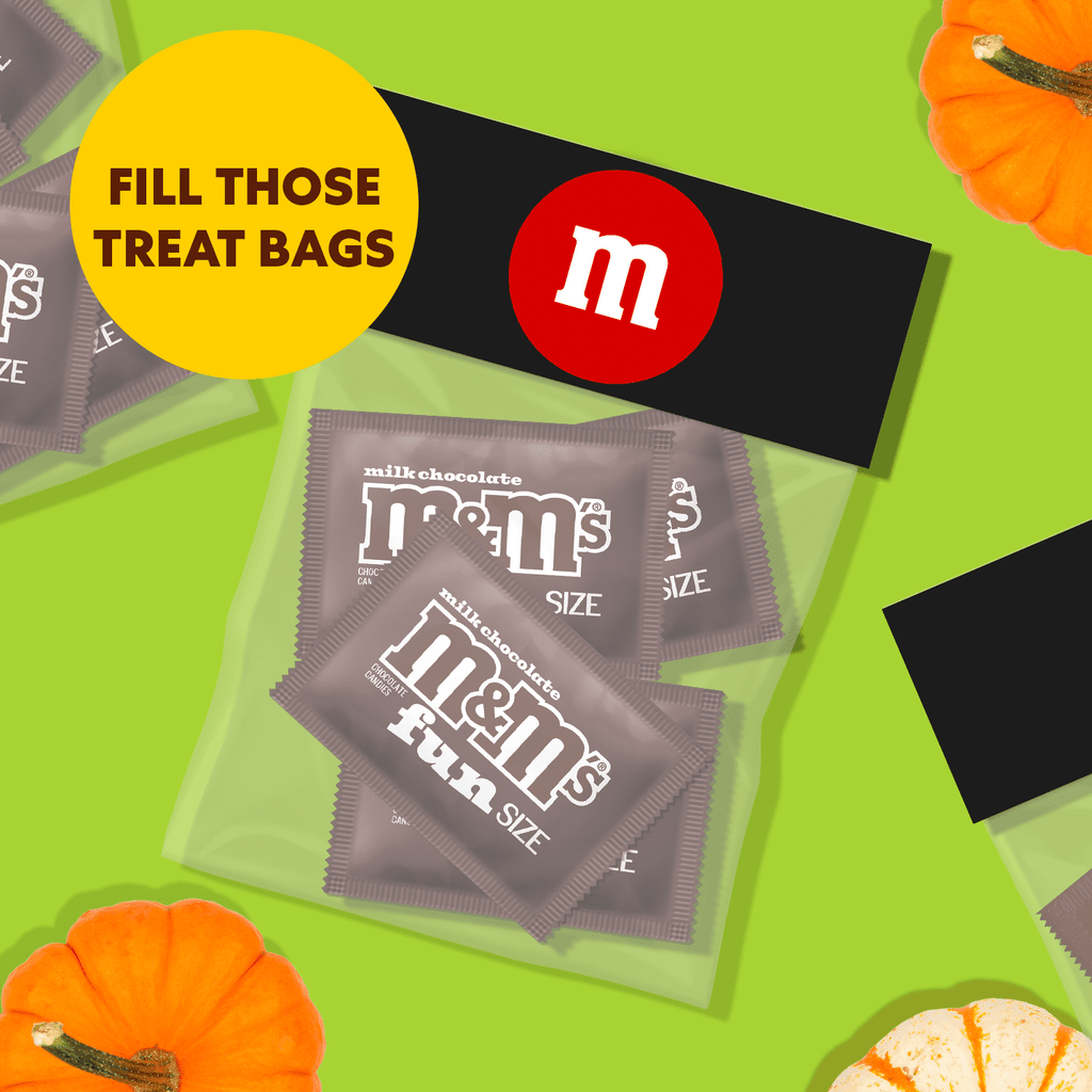 M&M's Fun Size Milk Chocolate Halloween Candy - 7.33 oz