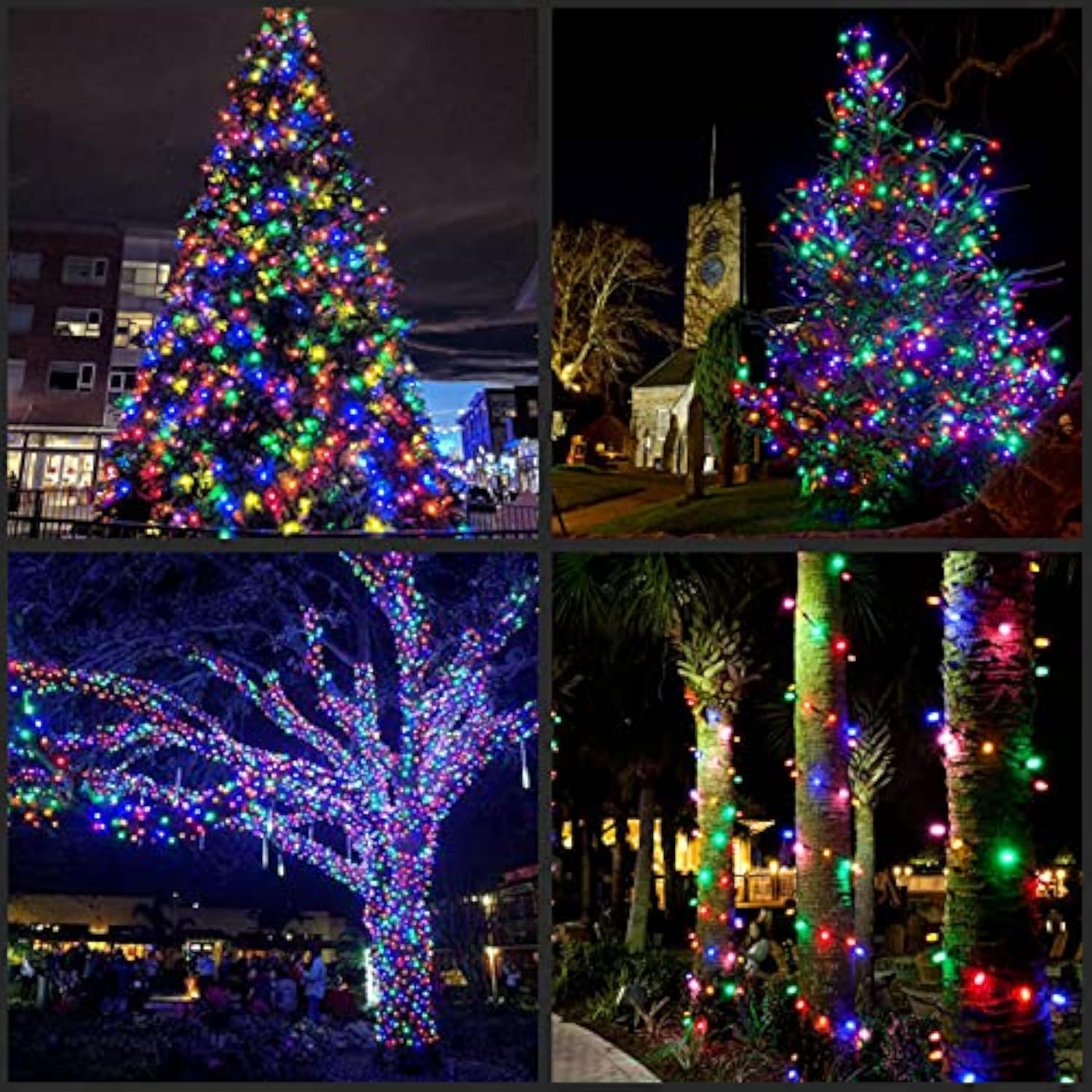 Wick's Outdoor Living LED 5MM Multi-Color Holiday Lights, 50 FT in length, 150 CT, and 6 different color options