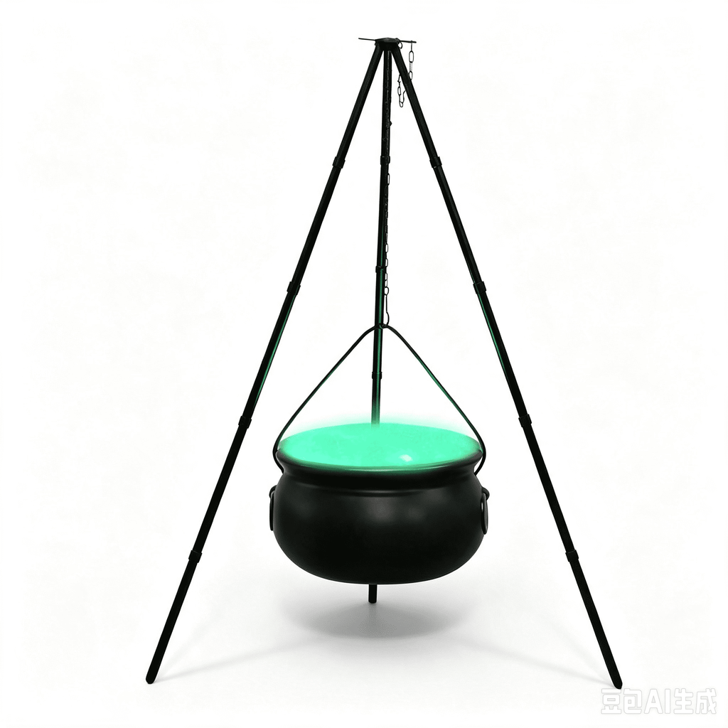 Muecwrye Halloween Decorations Outdoor, Halloween Clearance! Halloween Witches Cauldron on Tripod with Lights, DIY Bubbling Cauldron Set Decor for Home Porch Outside, Halloween Party Supplies