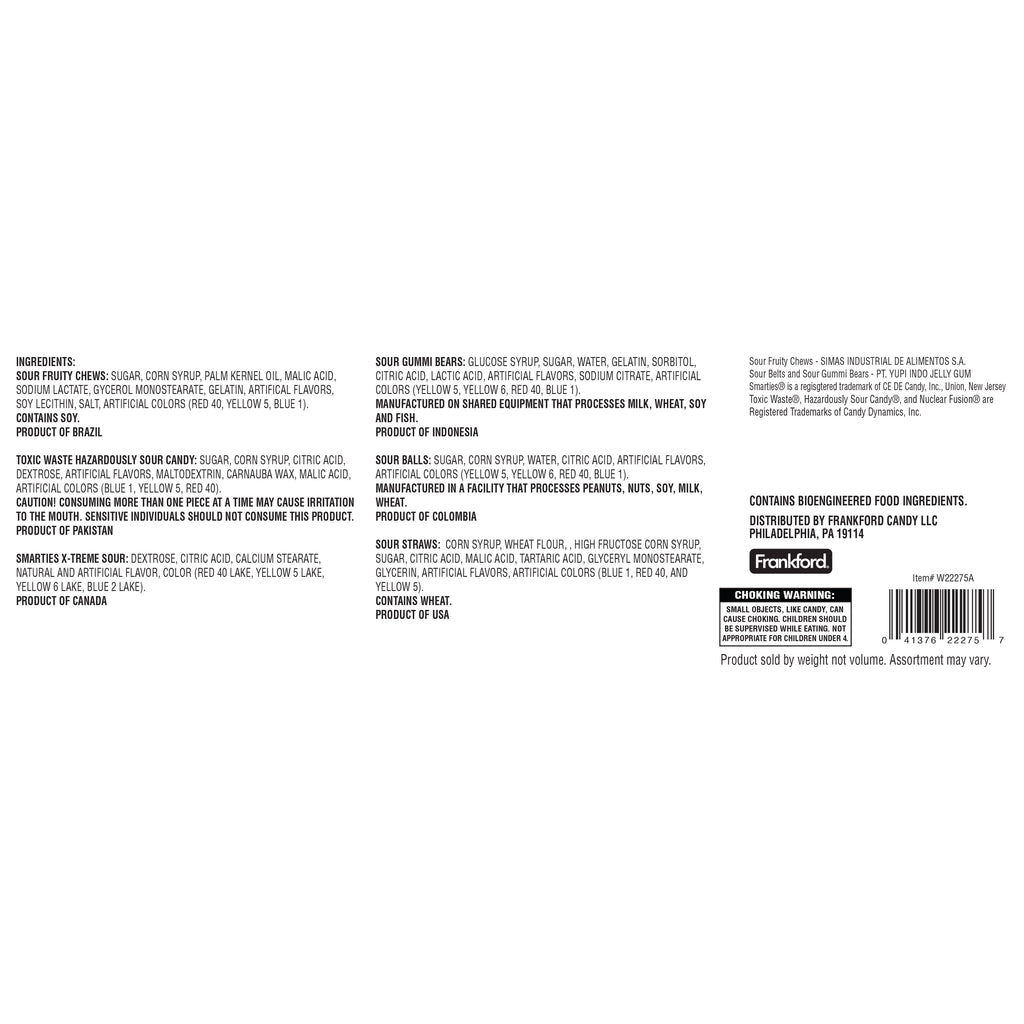 Frankford Sour Mega Brands Variety Bulk Candy Bag, 40 oz