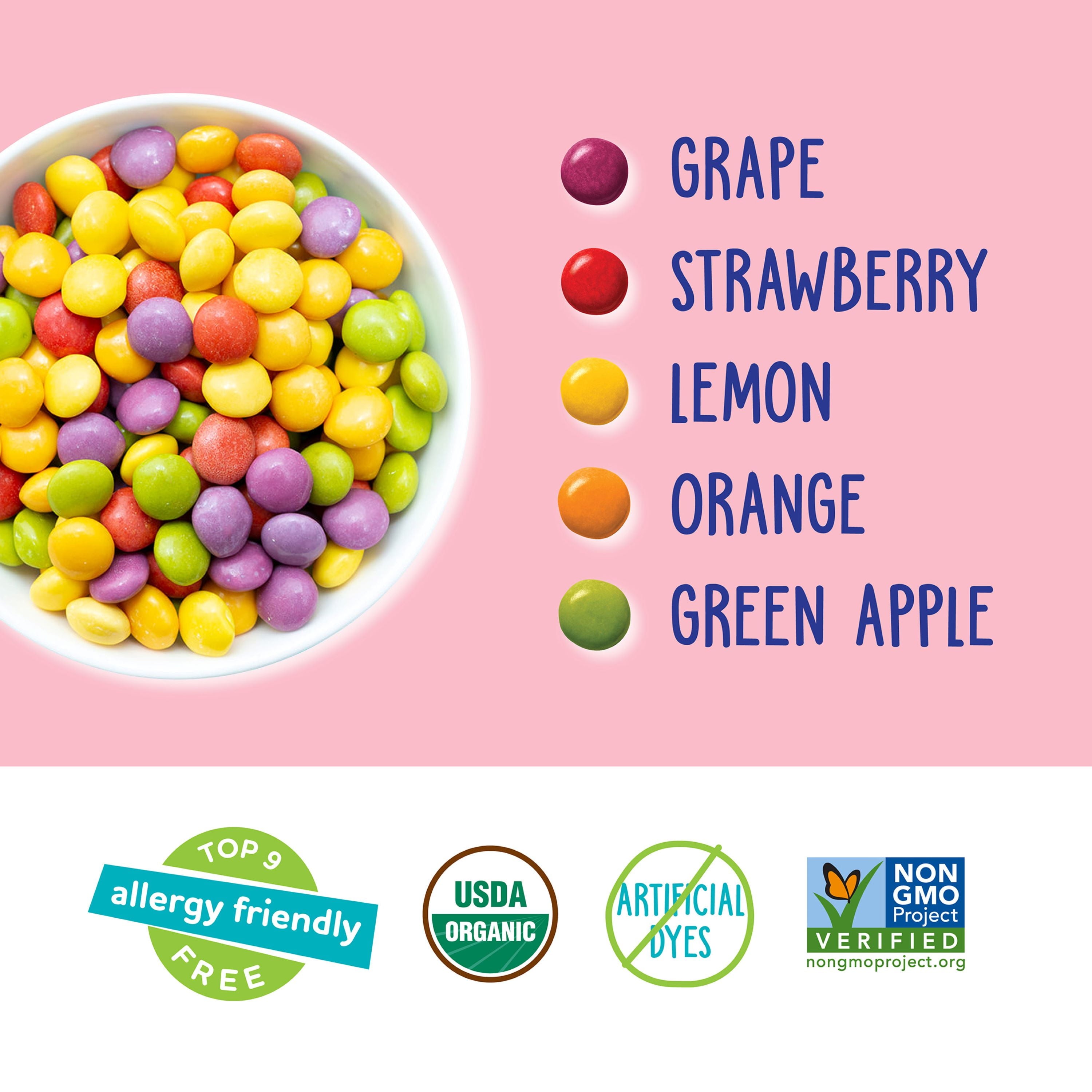 YumEarth Organic, Gluten-Free Fruit Flavor Giggles, 2 oz Bag