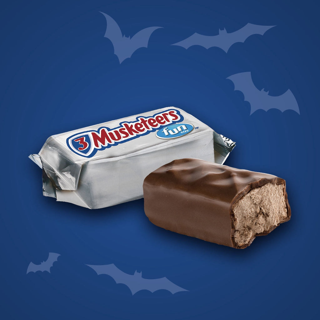 3 Musketeers Spooky Fun Size Halloween Chocolate Candy - 10.48oz Bag