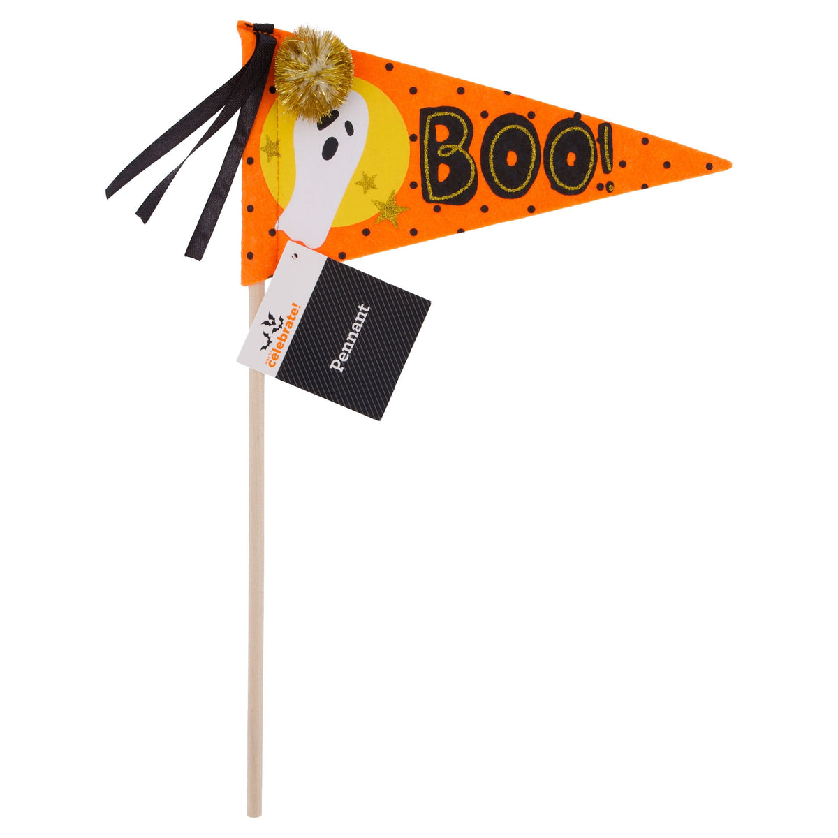 Boo Pennant Decoration, Multicolor, 12", Halloween by Way To Celebrate