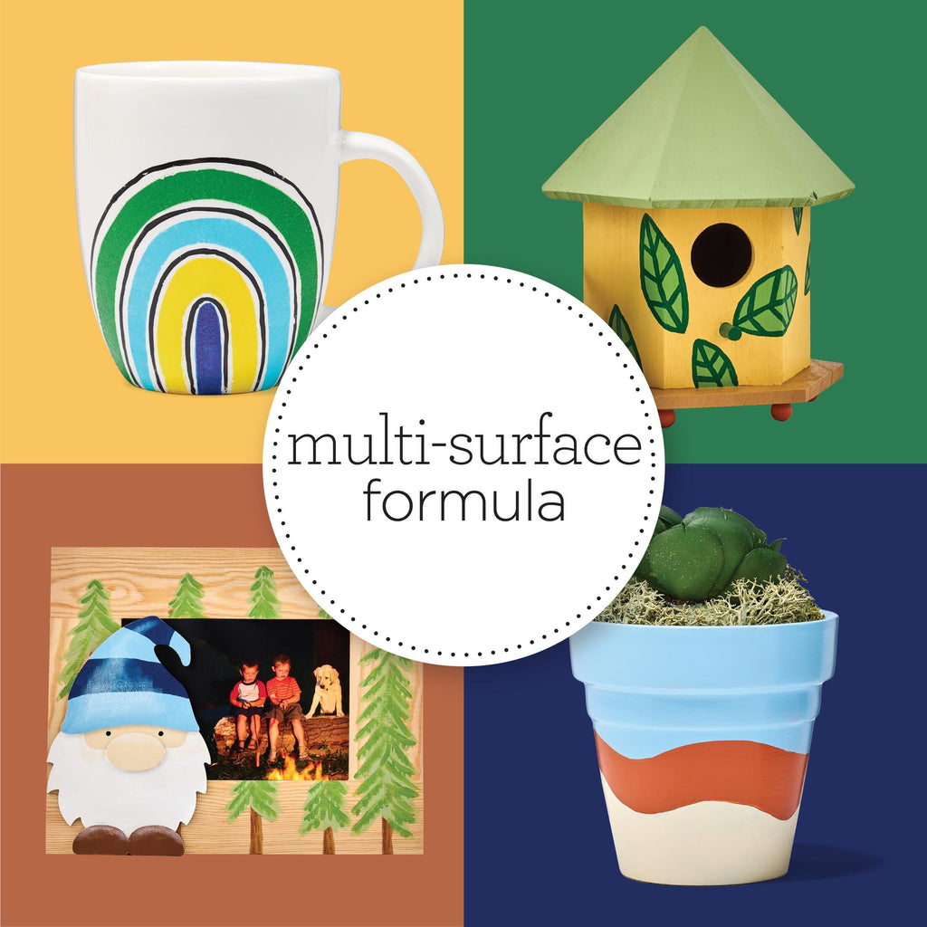 Apple Barrel Multi-Surface Acrylic Craft Paint Set, Nature Inspired, 2 fl oz, Satin Finish, 12 Piece
