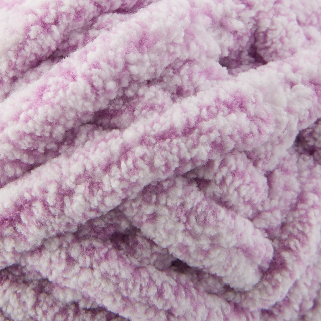Mainstays Chenille Heathered Yarn Multi-Pastel, 33 Yards, 100 Percent Polyester, Super Bulky Weight